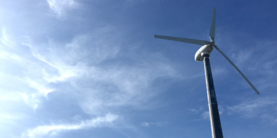 小形風力発電所：掛川風力発電所