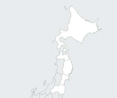 北日本地図